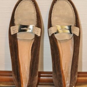 Tommy Bahama Brown Suede Driver Loafers  8.5 M